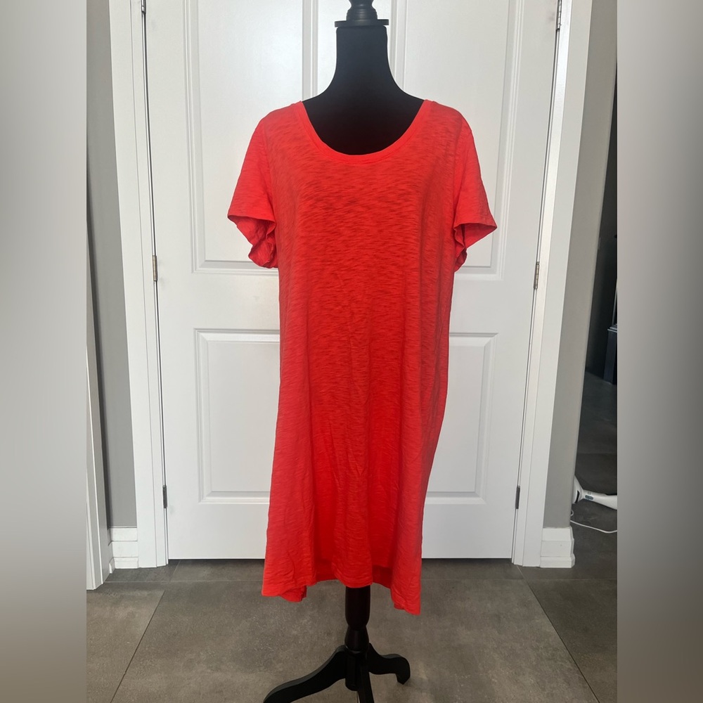 Universal Thread oversized Red Midi tshirt Dress size xl  04-50